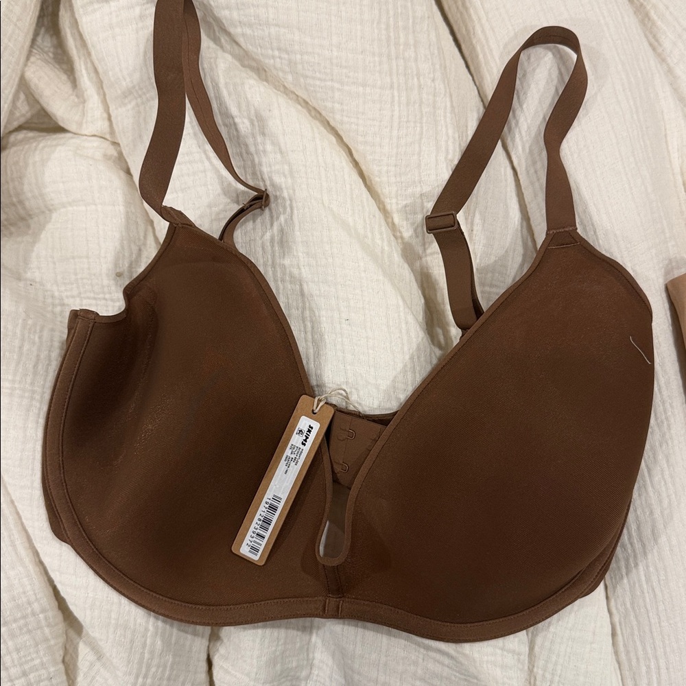 SKIMS Brown Underwire Bra